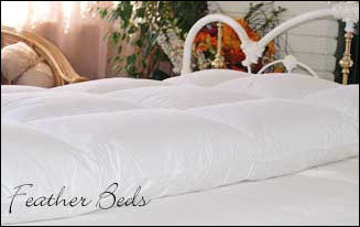 (Feather bedding)