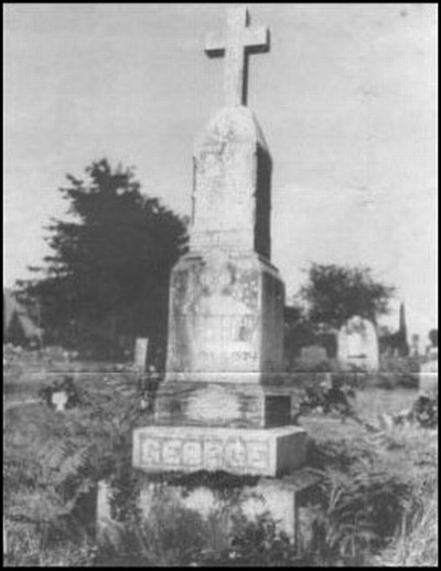 (The Duke's gravestone in Sedro-Woolley)