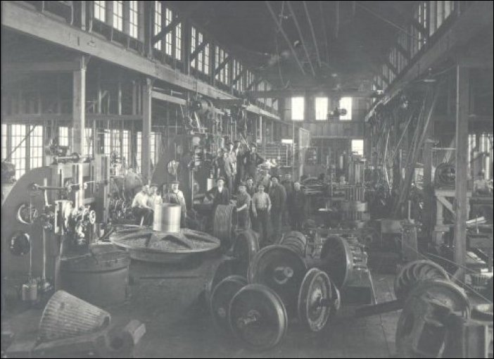 (Skagit Steel interior, 1920s)