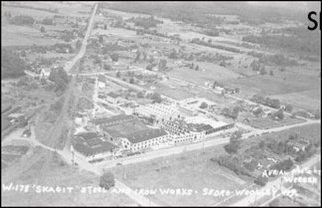 (Aerial photo Sedro-Woolley)