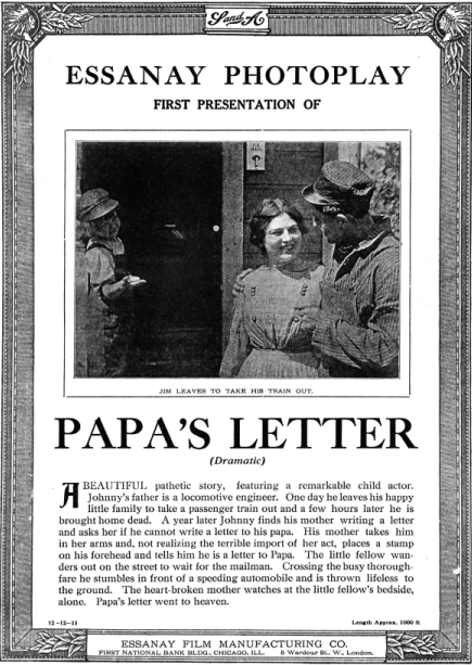 (Papa's Letter poster)