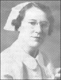 (Young Gertrude in nurse uniform)