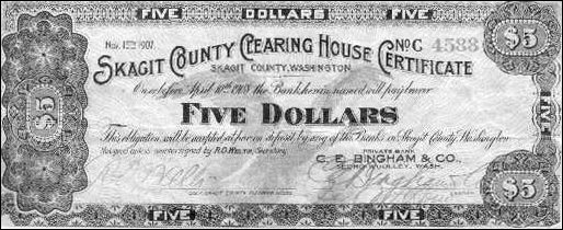 (Clearing House certificate, 1908)