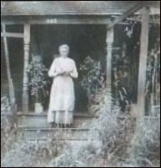 (Ivah Cully at their 302 Borseth home)