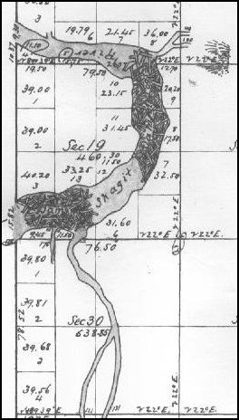 klondike gold rush map. This map drawn by 1873