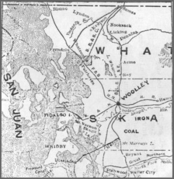 (Woolley railroad map 1890)