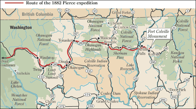 (Pierce route map)
