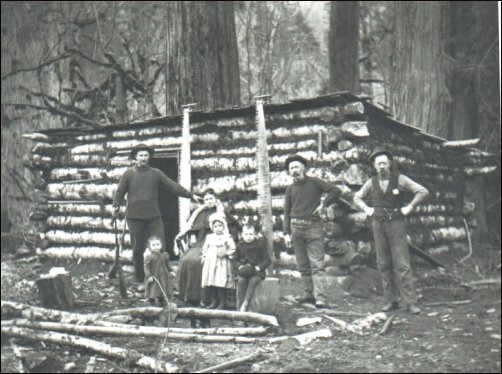 (Log Cabin by Darius Kinsey)