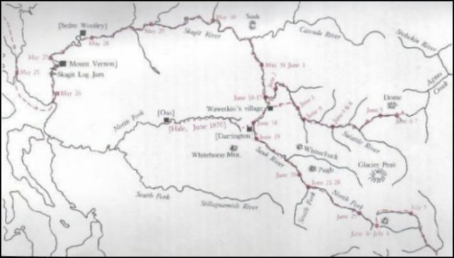 (Map of Sauk and Monte Cristo Area)