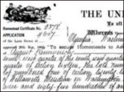 (August Kemmerich homestead certificate)