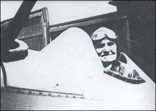(Otto in an airplane, 1920s)