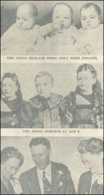 (3 photos of Jenne triplets)