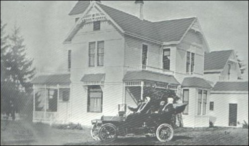 (J.O.'s new Cadillac at the Pleasant Ridge house)